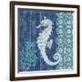 Indigo Sea VI-Paul Brent-Framed Art Print