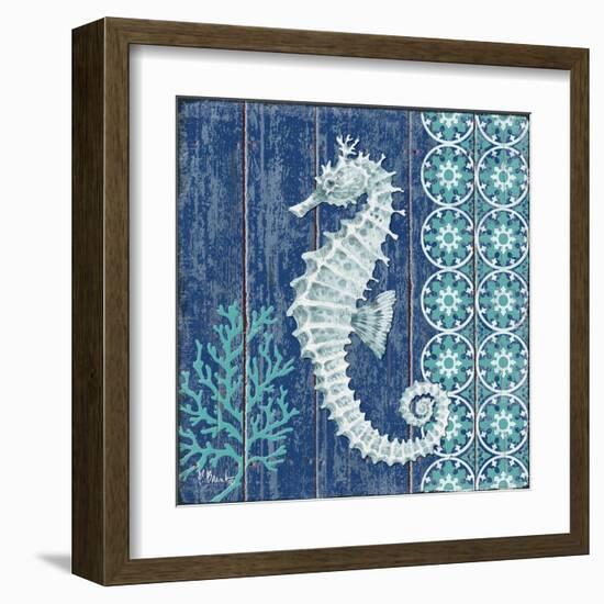 Indigo Sea VI-Paul Brent-Framed Art Print