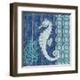 Indigo Sea VI-Paul Brent-Framed Art Print