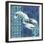 Indigo Sea VII-Paul Brent-Framed Art Print