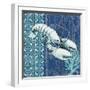 Indigo Sea VII-Paul Brent-Framed Art Print