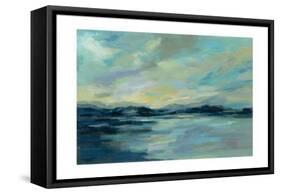 Indigo Sea-Silvia Vassileva-Framed Stretched Canvas