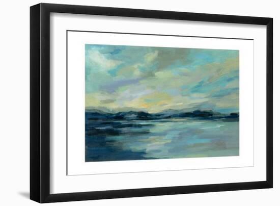 Indigo Sea-Silvia Vassileva-Framed Art Print