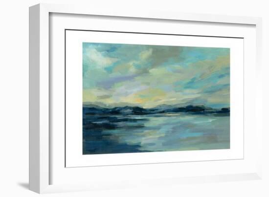 Indigo Sea-Silvia Vassileva-Framed Art Print