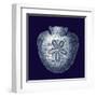 Indigo Shells III-Vision Studio-Framed Art Print