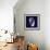 Indigo Shells V-Vision Studio-Framed Art Print displayed on a wall