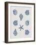 Indigo Shells-Aimee Wilson-Framed Art Print