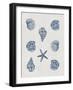 Indigo Shells-Aimee Wilson-Framed Art Print