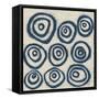 Indigo Signals I-June Erica Vess-Framed Stretched Canvas