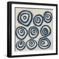 Indigo Signals I-June Erica Vess-Framed Art Print