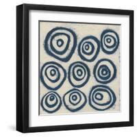 Indigo Signals I-June Erica Vess-Framed Art Print