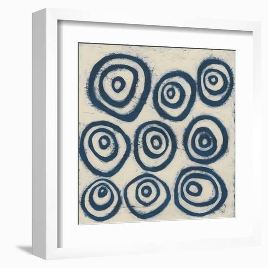 Indigo Signals I-June Erica Vess-Framed Art Print