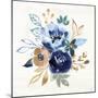 Indigo Splash IX-Dina June-Mounted Art Print