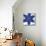 Indigo Star IV-Sharon Chandler-Stretched Canvas displayed on a wall