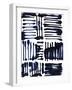 Indigo Stripes II-Jodi Fuchs-Framed Art Print