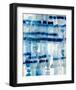 Indigo Stripes No. 1-Hope Bainbridge-Framed Art Print