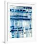 Indigo Stripes No. 1-Hope Bainbridge-Framed Art Print