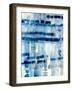 Indigo Stripes No. 1-Hope Bainbridge-Framed Art Print