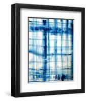 Indigo Stripes No. 2-Hope Bainbridge-Framed Art Print