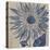Indigo Sunflower-Chariklia Zarris-Stretched Canvas