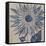 Indigo Sunflower-Chariklia Zarris-Framed Stretched Canvas