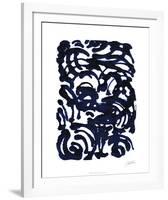 Indigo Swirls II-Jodi Fuchs-Framed Limited Edition