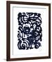 Indigo Swirls II-Jodi Fuchs-Framed Limited Edition