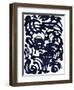 Indigo Swirls II-Jodi Fuchs-Framed Art Print