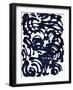 Indigo Swirls II-Jodi Fuchs-Framed Art Print