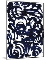 Indigo Swirls II-Jodi Fuchs-Mounted Art Print