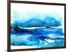 Indigo Tidal Pool-Crystal Smith-Framed Art Print