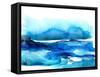 Indigo Tidal Pool-Crystal Smith-Framed Stretched Canvas