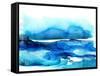 Indigo Tidal Pool-Crystal Smith-Framed Stretched Canvas