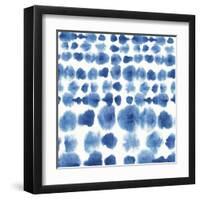 Indigo Tie Dye II-Aimee Wilson-Framed Art Print