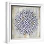 Indigo Tile 1-Kimberly Allen-Framed Art Print