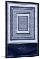 Indigo Tile IV-Vision Studio-Mounted Art Print