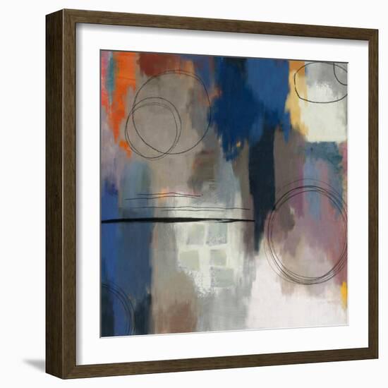 Indigo Touch II-Sloane Addison  -Framed Premium Giclee Print