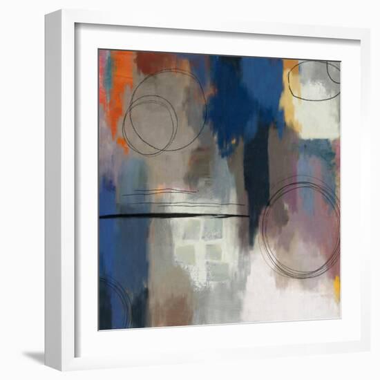 Indigo Touch II-Sloane Addison  -Framed Premium Giclee Print