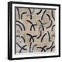 Indigo Traces I-Michael Willett-Framed Art Print