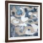 Indigo Tribal IV-Jennifer Goldberger-Framed Art Print