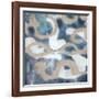 Indigo Tribal IV-Jennifer Goldberger-Framed Art Print