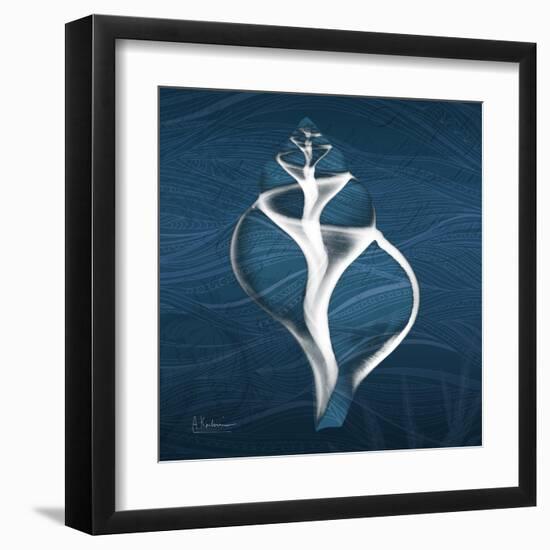 Indigo Tulip-Albert Koetsier-Framed Art Print