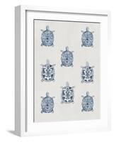 Indigo Turtles-Aimee Wilson-Framed Art Print