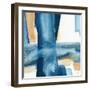 Indigo V-Chris Paschke-Framed Art Print