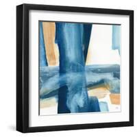 Indigo V-Chris Paschke-Framed Art Print