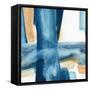 Indigo V-Chris Paschke-Framed Stretched Canvas