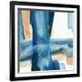 Indigo V-Chris Paschke-Framed Art Print