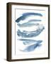 Indigo Waves Crop-Sue Schlabach-Framed Art Print