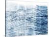 Indigo Waves I-Jarman Fagalde-Stretched Canvas