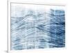 Indigo Waves I-Jarman Fagalde-Framed Art Print